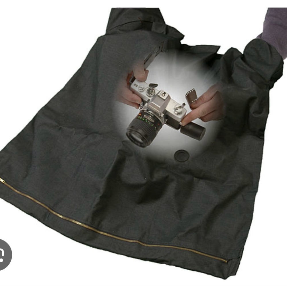 Black photo Camera Bag with Zipper